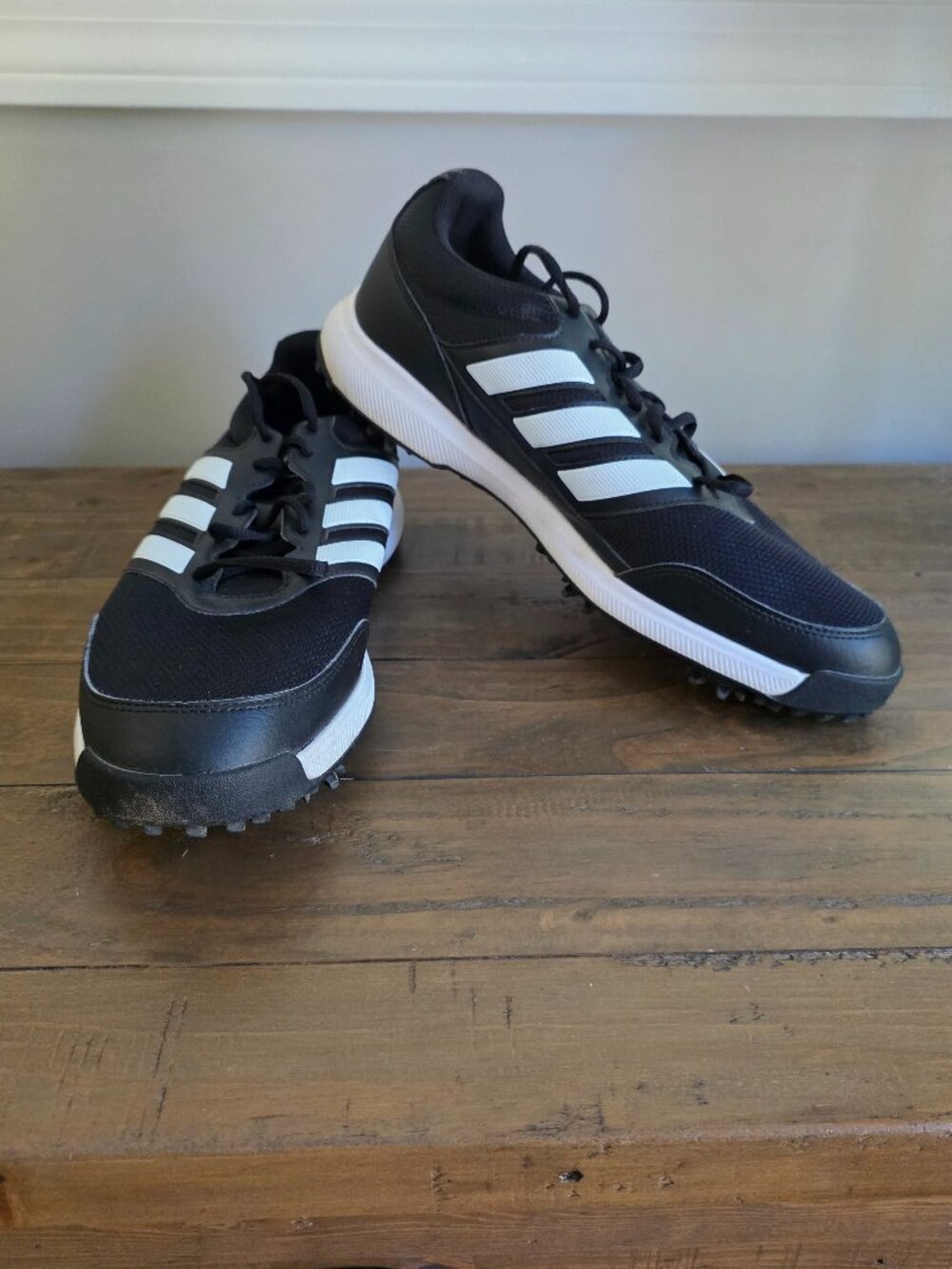 Adidas Men's Tech Response 2.0 Spiked Golf Shoes (model EE9122) size 12.5 black